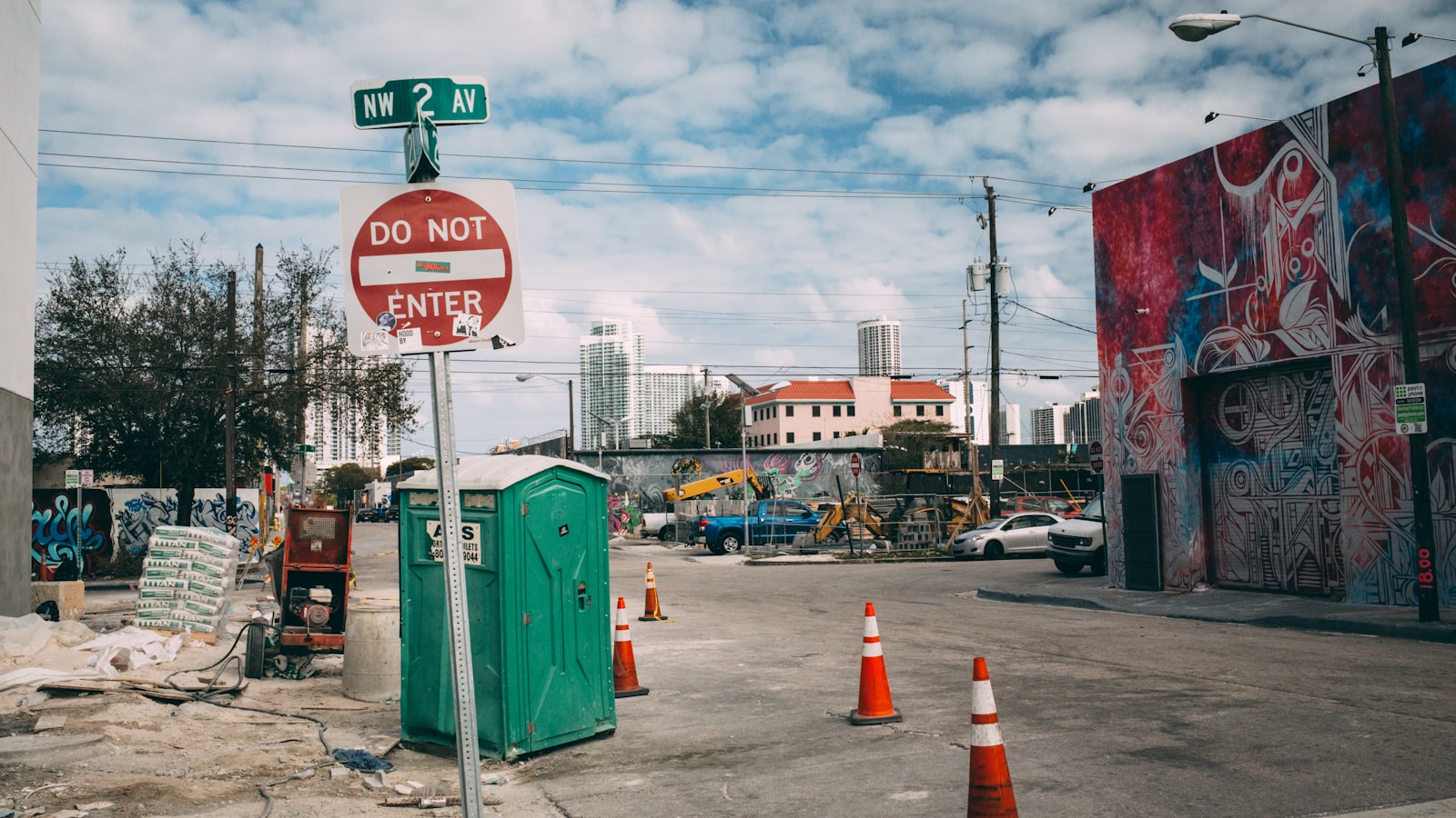 orange and white traffic cone